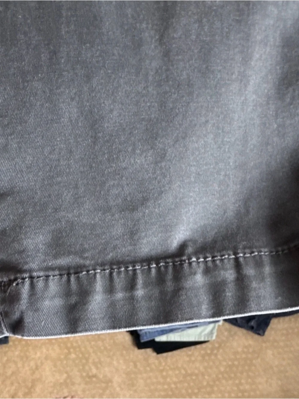 Banana Republic Men's Lived In Chino Slim Fit Dark Gray 32W 30L